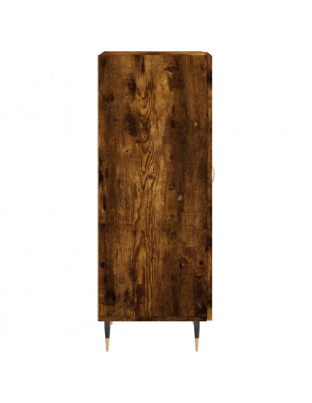 Credenza Rovere Fumo 34,5x34x90 cm in Legno Multistrato