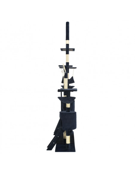 Albero per Gatti con Tiragraffi in Sisal 230-250 cm Blu