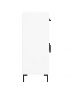 Credenza Bianca 69,5x34x90 cm in Legno Multistrato 2