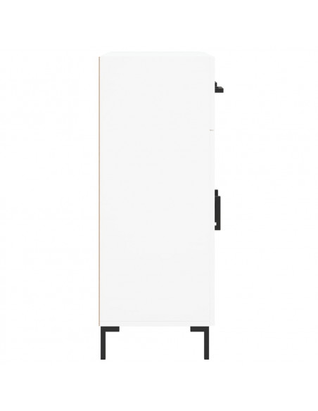 Credenza Bianca 69,5x34x90 cm in Legno Multistrato