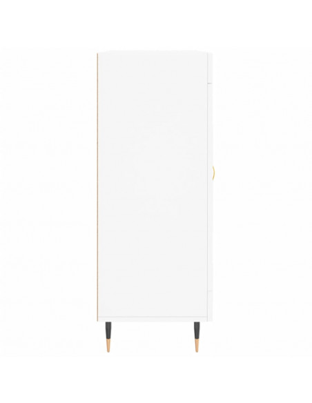 Credenza Bianca 69,5x34x90 cm in Legno Multistrato