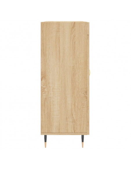 Credenza Rovere Sonoma 69,5x34x90 cm in Legno Multistrato