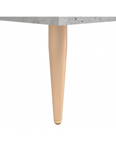 Credenza Grigio Cemento 90x34x80 cm in Legno Multistrato