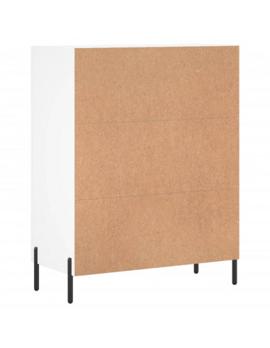 Credenza Bianca 69,5x34x90 cm in Legno Multistrato