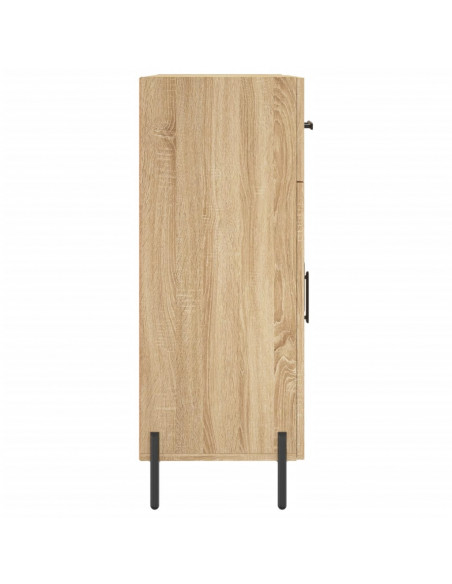 Credenza Rovere Sonoma 69,5x34x90 cm in Legno Multistrato