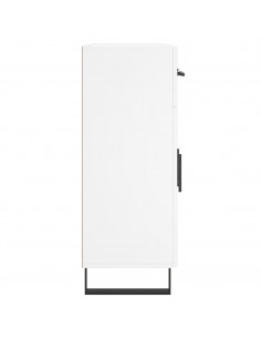 Credenza Bianca 69,5x34x90 cm in Legno Multistrato 2
