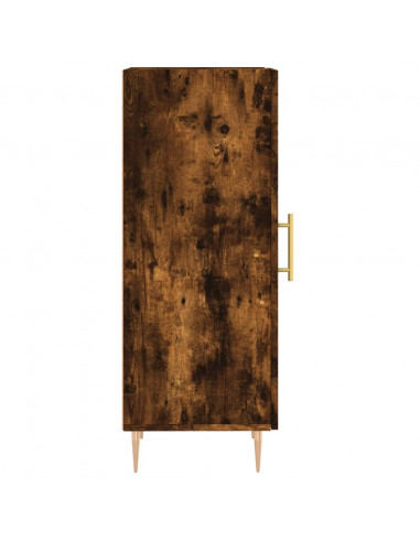 Credenza Rovere Fumo 34,5x34x90 cm in Legno Multistrato
