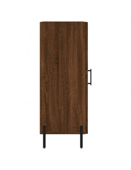 Credenza Rovere Marrone 34,5x34x90 cm in Legno Multistrato