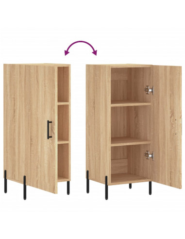 Credenza Rovere Sonoma 34,5x34x90 cm in Legno Multistrato
