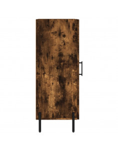 Credenza Rovere Fumo 34,5x34x90 cm in Legno Multistrato 2
