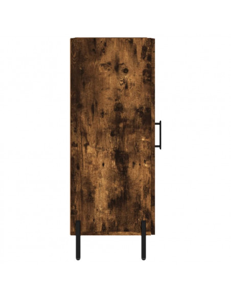 Credenza Rovere Fumo 34,5x34x90 cm in Legno Multistrato