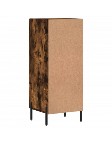 Credenza Rovere Fumo 34,5x34x90 cm in Legno Multistrato