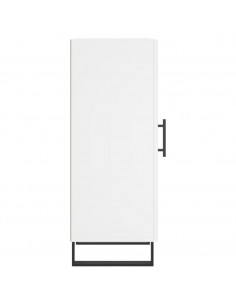 Credenza Bianca 34,5x34x90 cm in Legno Multistrato 2
