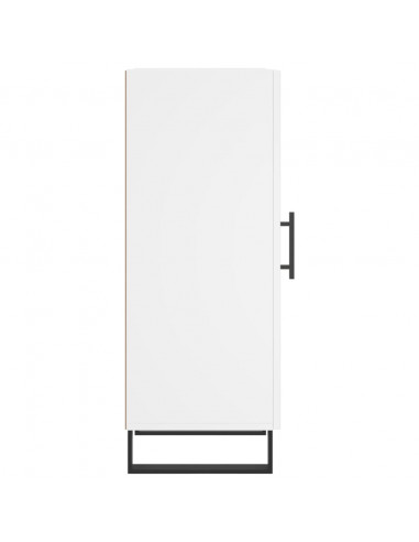 Credenza Bianca 34,5x34x90 cm in Legno Multistrato