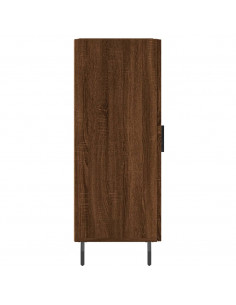 Credenza Rovere Marrone 34,5x34x90 cm in Legno Multistrato 2