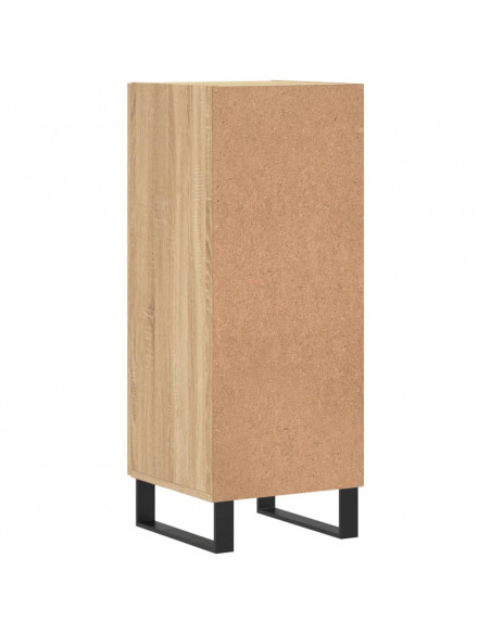 Credenza Rovere Sonoma 34,5x34x90 cm in Legno Multistrato