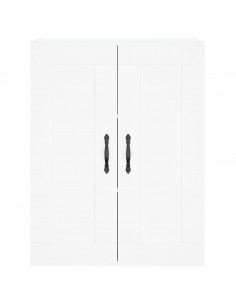 Mobile a Parete Bianco 69,5x34,90 cm in Legno Multistrato 2