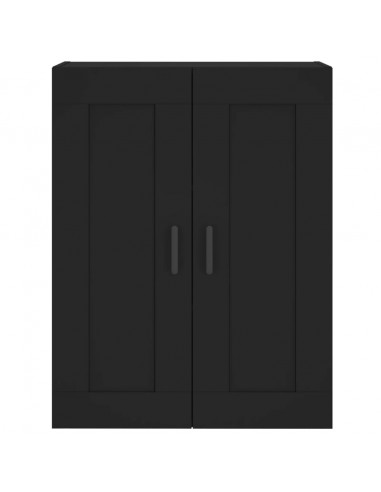 Mobile a Parete Nero 69,5x34,90 cm in Legno Multistrato