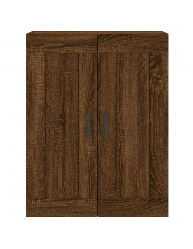 Mobile a Parete Rovere Marrone 69,5x34x90 cm Legno Multistrato