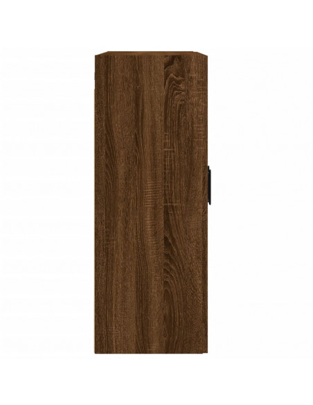 Mobile a Parete Rovere Marrone 69,5x34x90 cm Legno Multistrato