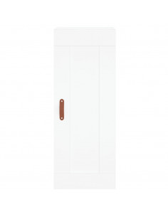 Mobile a Parete Bianco 34,5x34x90 cm in Legno Multistrato 2