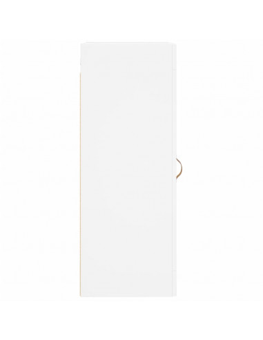 Mobile a Parete Bianco 34,5x34x90 cm in Legno Multistrato