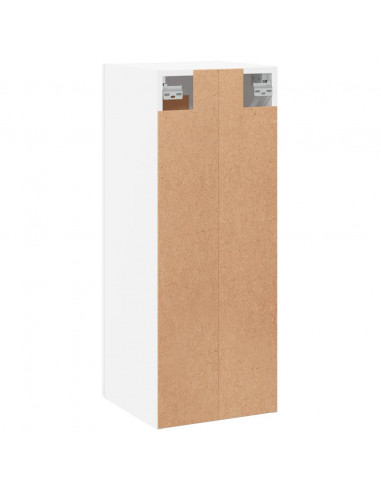 Mobile a Parete Bianco 34,5x34x90 cm in Legno Multistrato