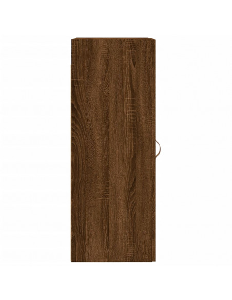 Mobile a Parete Rovere Marrone 34,5x34x90 cm Legno Multistrato