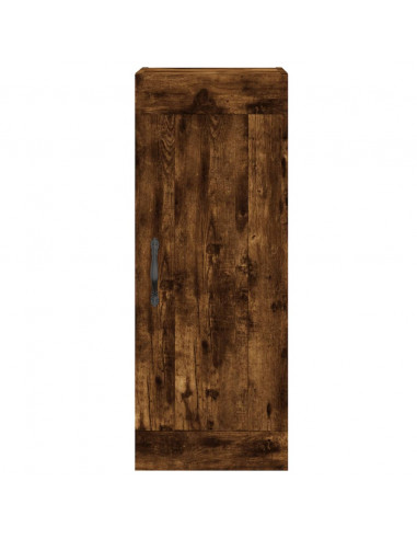 Mobile a Parete Rovere Fumo 34,5x34x90 cm in Legno Multistrato