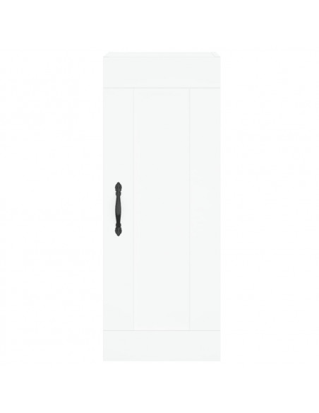 Mobile a Parete Bianco 34,5x34x90 cm in Legno Multistrato