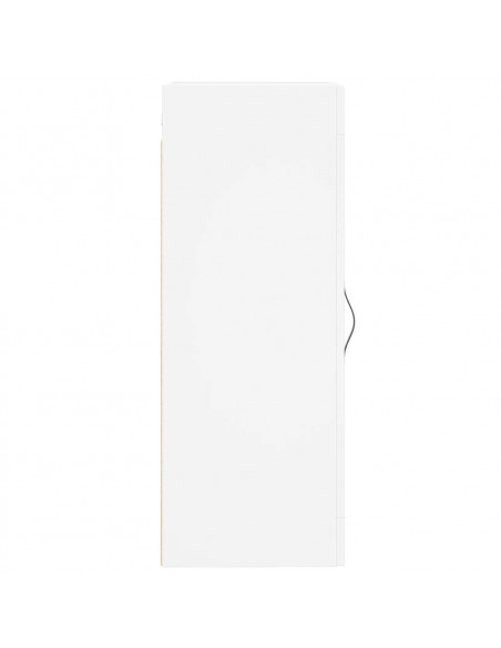 Mobile a Parete Bianco 34,5x34x90 cm in Legno Multistrato