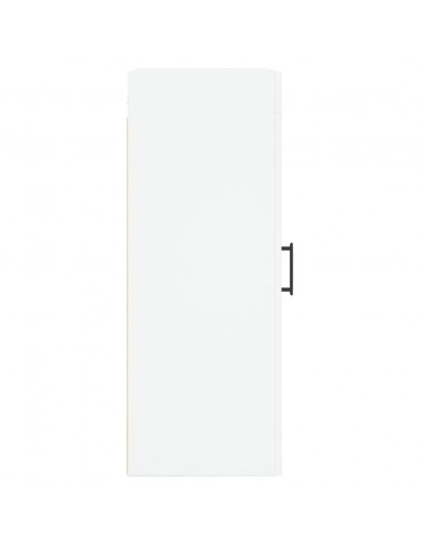 Mobile a Parete Bianco 34,5x34x90 cm in Legno Multistrato