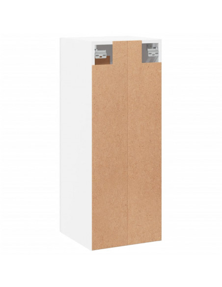 Mobile a Parete Bianco 34,5x34x90 cm in Legno Multistrato