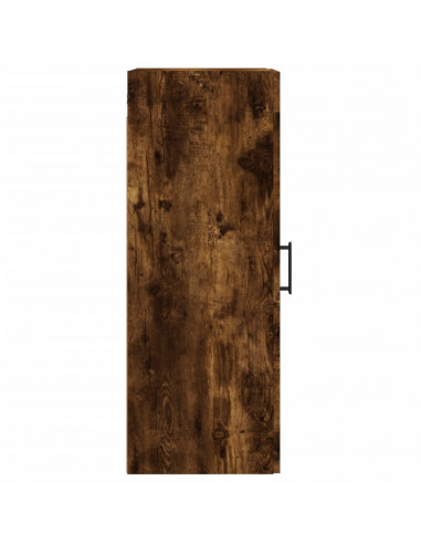 Mobile a Parete Rovere Fumo 34,5x34x90 cm in Legno Multistrato