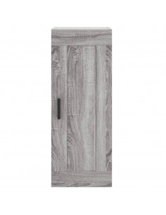 Mobile a Parete Grigio Sonoma 34,5x34x90 cm Legno Multistrato 2