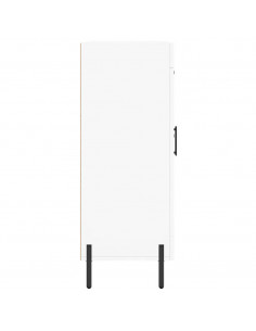 Credenza Bianca 69,5x34x90 cm in Legno Multistrato 2