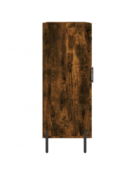 Credenza Rovere Fumo 69,5x34x90 cm in Legno Multistrato