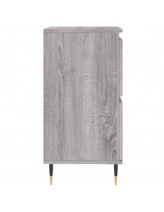 Credenze 2 pz Grigio Sonoma in Legno Multistrato 2