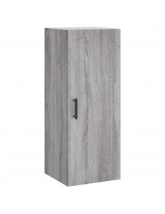 Credenza Grigio Sonoma 34,5x34x180 cm in Legno Multistrato 2