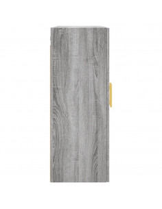 Mobili a Parete 2 pz Grigio Sonoma 69,5x34x90 cm 2