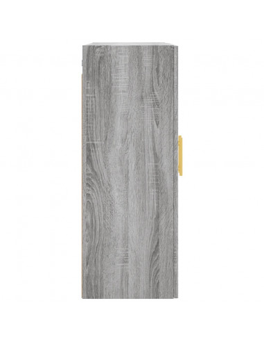 Mobili a Parete 2 pz Grigio Sonoma 69,5x34x90 cm
