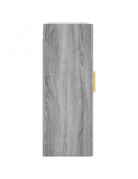 Mobili a Parete 2 pz Grigio Sonoma 69,5x34x90 cm