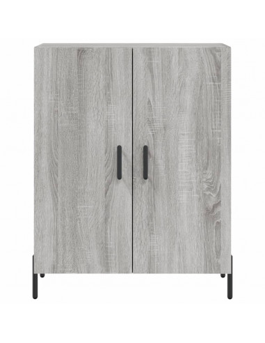 Credenza Grigio Sonoma 69,5x34x180 cm in Legno Multistrato