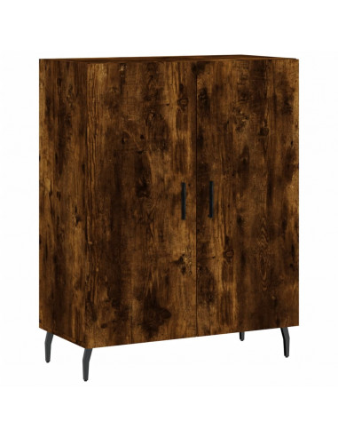 Credenza Rovere Fumo  69,5x34x180 cm in Legno Multistrato