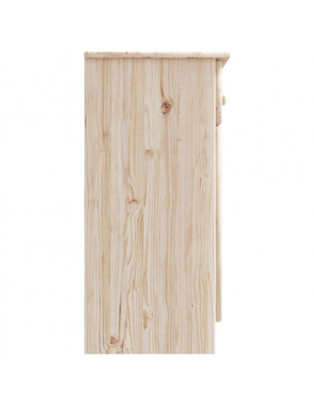 Credenza ALTA 112x35x73 cm in Legno Massello di Pino