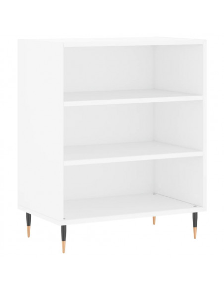 Credenza Bianca 57x35x70 cm in Legno Multistrato
