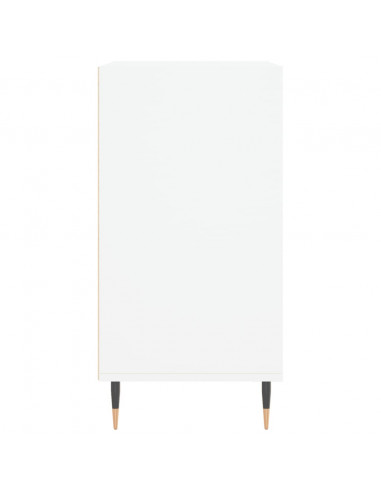 Credenza Bianca 57x35x70 cm in Legno Multistrato