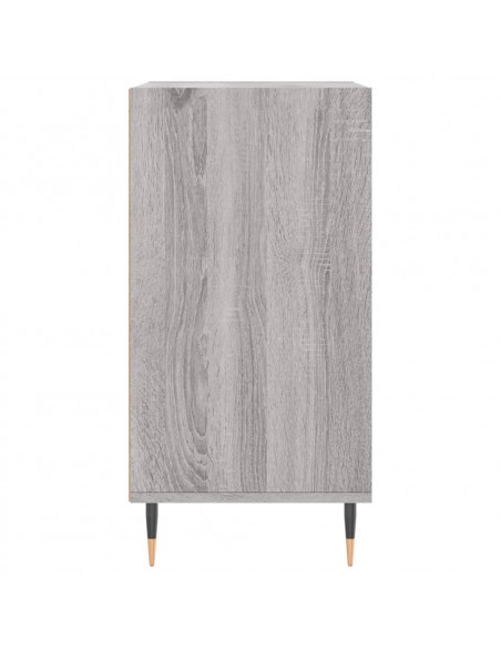 Credenza Grigio Sonoma 57x35x70 cm in Legno Multistrato