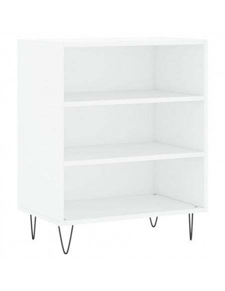 Credenza Bianca 57x35x70 cm in Legno Multistrato