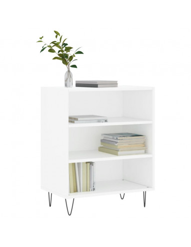 Credenza Bianca 57x35x70 cm in Legno Multistrato